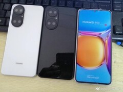 It seems that that the Huawei P50 will have four rear-facing cameras, instead of two large lenses. (Image source: Weibo)