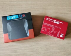 The Raspberry Pi 4 with 8 GB of RAM and the Argon One case are an excellent combo. (Image: Notebookcheck)