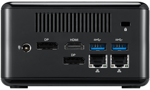 Back panel ports (Source: ASRock)