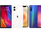 While the iPhone 12 Mini is "mini", the Xiaomi Mi 8 SE and 9 SE are more "pocket-sized". (Image source: Xiaomi/Apple - edited)