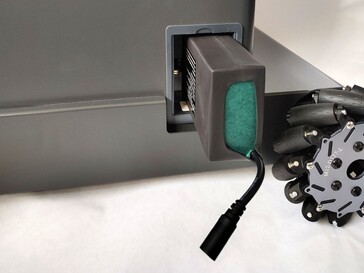Battery slot.