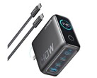 Anker 140W Charger is available in US, UK, and EU plug types. (Image source: Anker)