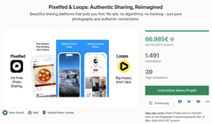 Fediverse on Kickstarter. (Image source: Kickstarter)