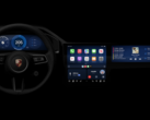 Porsche showcases upgraded CarPlay (Image Source: Apple)