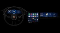 Porsche showcases upgraded CarPlay (Image Source: Apple)