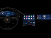 Porsche showcases upgraded CarPlay (Image Source: Apple)
