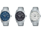 From left to right (pictured), Casio Edifice EFV160D-2AV, EFV160D-1AV, and EFV160D-7AV. (Image source: Casio)