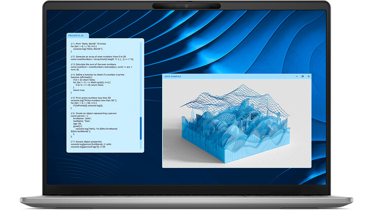 Front view of the laptop (Image source: Dell)