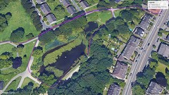 GNSS test: walk around a pond