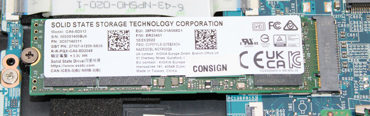 A PCIe 4.0 SSD serves as the system drive.