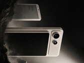 The A10 will be powered by an entry-level Snapdragon SoC. Pictured: a promo picture with the magnetic display attached to the phone.