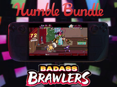 The Badass Brawlers game collection will expire on June 18, 2025. Pictured: Steam Deck running River City Girls 2. (Image source: Steam and Humble Bundle - edited)