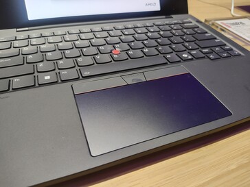 Lenovo ThinkPad T14s Gen 6 AMD: Touchpad (image source: Benjamin Herzig)