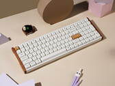 Keychron K4 HE magnetic gaming keyboard with wood accents and aluminium frame