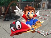 Mario and Cappy from Super Mario Odyssey are shown