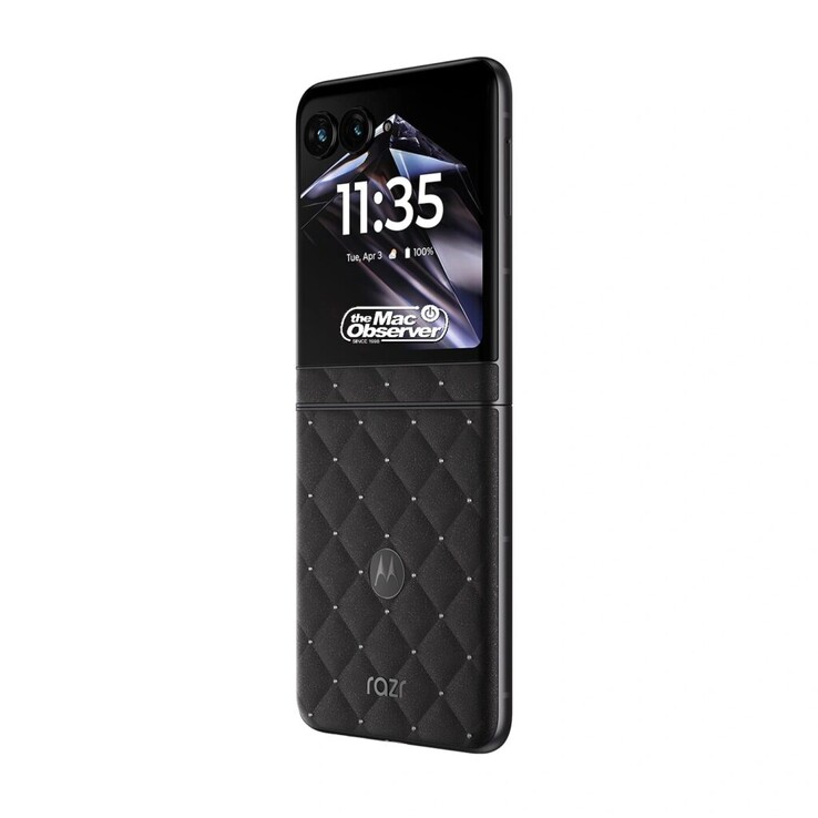 Leaked render of the Motorola Razr 70 Swarovski edition.