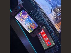 A picture of a pair of Nintendo Switch 2 consoles side by side