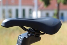 The saddle is unobtrusive—in a good way