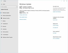 Windows 10 1809 KB4490481 now available (Source: Own)