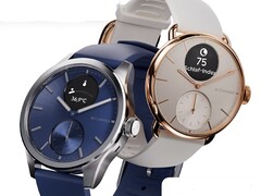 The Withings ScanWatch 2 in the new Blue and Silver color options. (Image source: Withings)