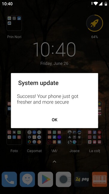Xiaomi Mi A1 June 2020 update complete (Source: Own)