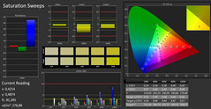 CalMAN - Color saturation (calibrated)