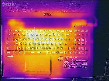 Temperature on the top side (load)
