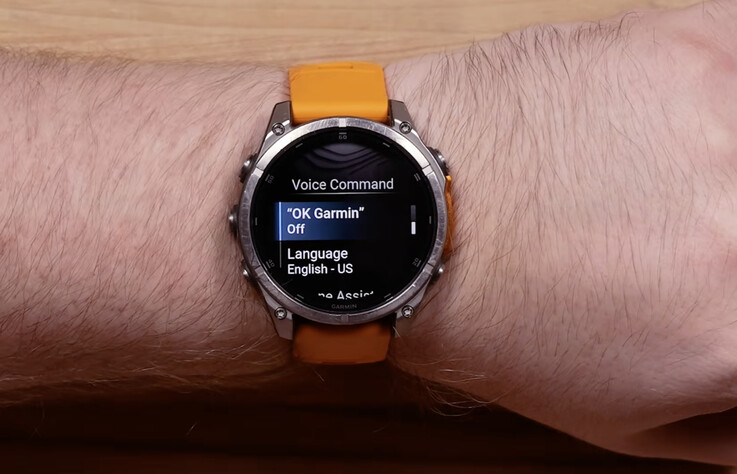 Garmin's new Voice Command feature is available on multiple smartwatches, including the Fenix 8 pictured.