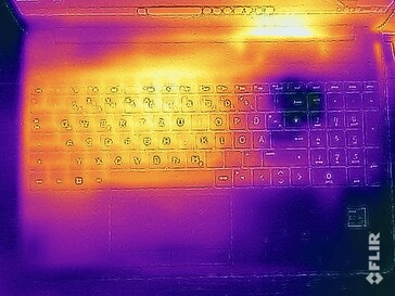 Stress test surface temperatures (top)