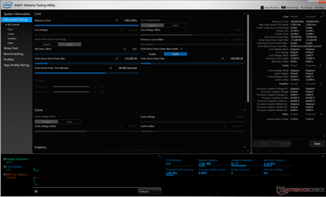 Intel XTU Advanced