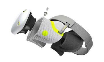 More shots (or possibly renders) of the Vive Air headset. (Source: iF Design)