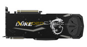 MSI GeForce RTX 2080 Duke - Back. (Source: Videocardz)