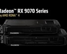 AMD Radeon RX 9070 XT and RX 9070 RDNA 4 GPUs get a full performance reveal. (Image Source: AMD)