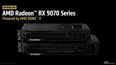 AMD Radeon RX 9070 XT and RX 9070 RDNA 4 GPUs get a full performance reveal. (Image Source: AMD)