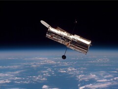An Image of Hubble in orbit