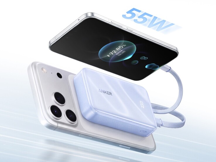 The new Anker 20K Zolo Power Bank supports faster 55W charging