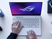 The Platinum White ROG Zephyrus G14 is a beautiful laptop with OLED display and AMD Ryzen 9 CPU (Image source: Asus)