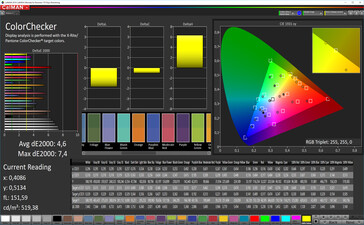 ColorChecker (Mode: Standard, target color space: sRGB)