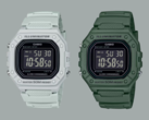 Casio has unveiled the W-218H-3BV and W-218H-8BV watches (pictured). (Image source: Casio, edited)