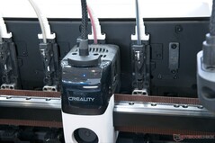 Such systems are particularly advantageous for printing with multiple filaments