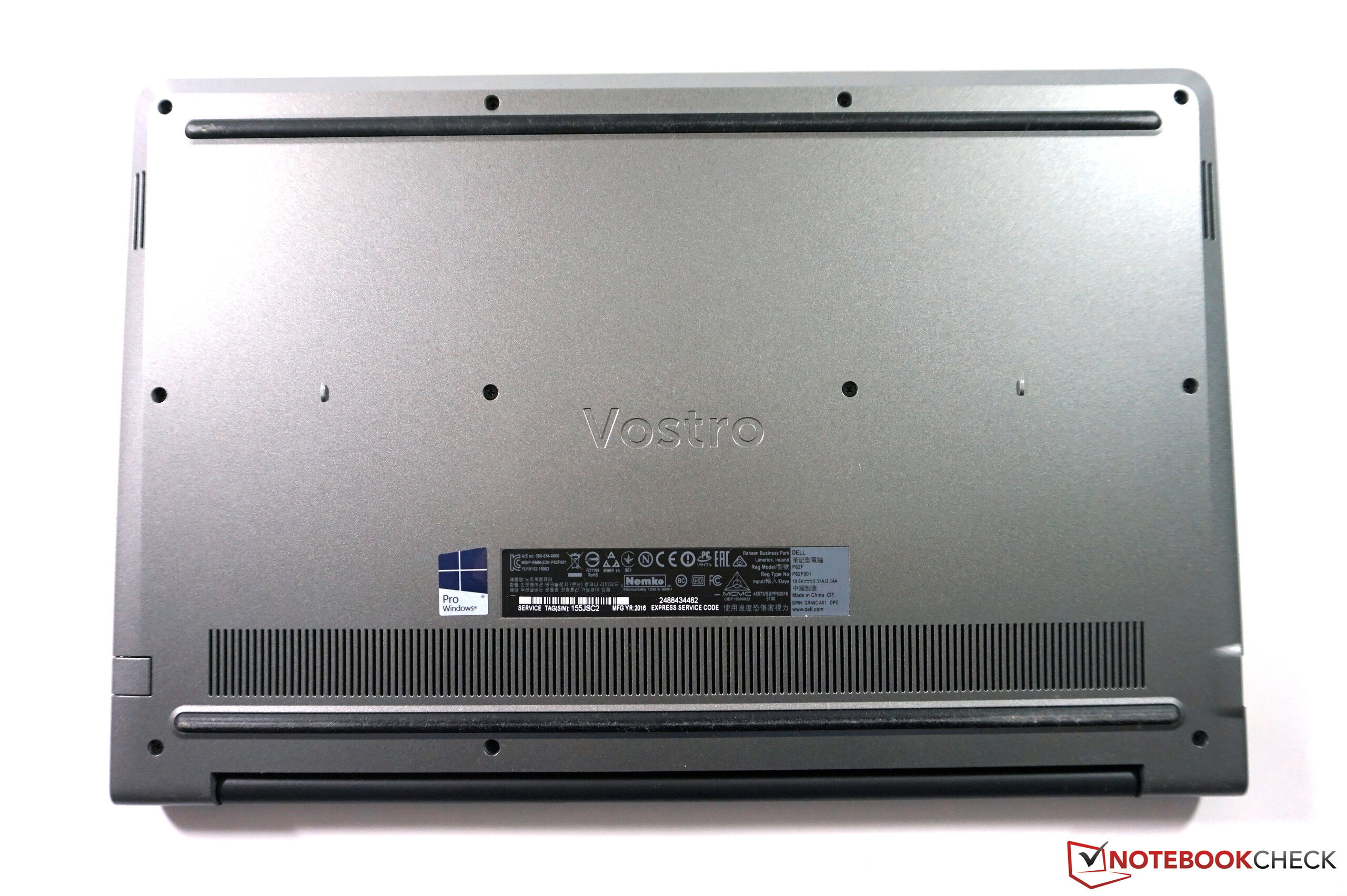 Dell Vostro 15 5568 (Core i5-7200U, Full-HD, 2017) Notebook Review 