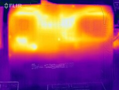Heat development bottom side (idle)