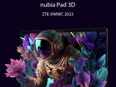 The Nubia Pad 3D is one of many devices that ZTE will announce during MWC 2023. (Image source: ZTE)
