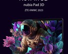 The Nubia Pad 3D is one of many devices that ZTE will announce during MWC 2023. (Image source: ZTE)