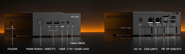 The external interfaces of the Peladn HO5 (Source: Peladn)