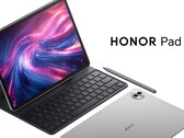 The Honor Pad 10 has an optional stylus and Bluetooth keyboard case. (Image source: Honor)
