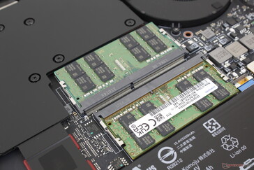 Accessible 2x SODIMM slots