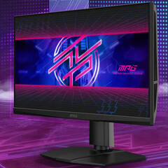 The MPG 242R X60N, pictured may cost a lot more than the similar Nitro XV240 F6 in the US. (Image source: MSI)