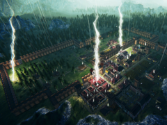 In Roman Triumph, Gods can bring forth curses such as storms or disease. Pictured - an ingame screenshot. (Image source: Steam)