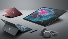 Microsoft's Surface hardware is continuing to gain market traction. (Source: Microsoft)